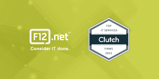 Clutch.co award F12.net
