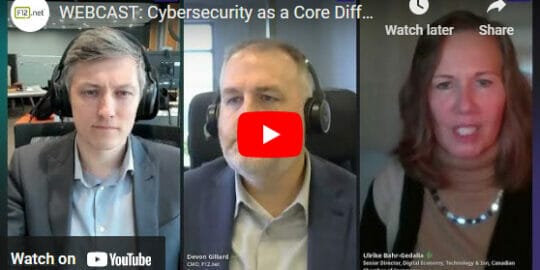 Cybersecurity as a Core Differentiator Youtube Link