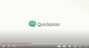 quickpass homepage, useful if you've forgotten your password