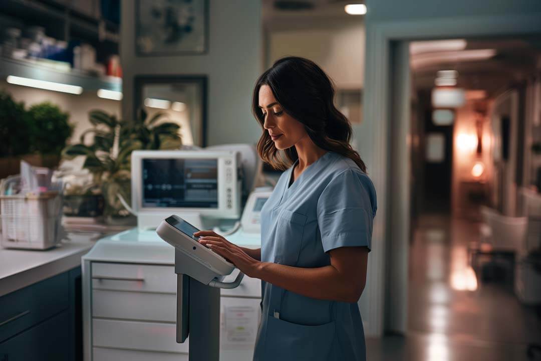F12.Healthcare.nurse-rolling-tablet