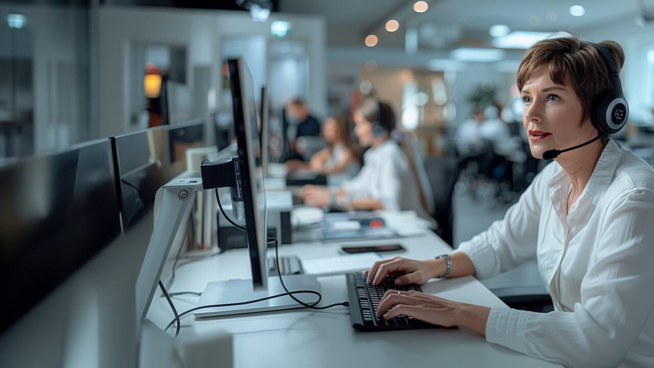 f12.Company-Profile.woman-computer-headset