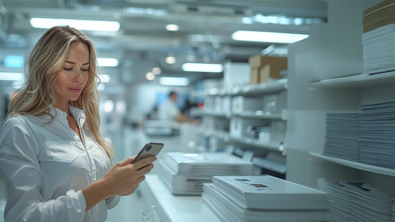 f12.about-f12-connect.woman-smartphone